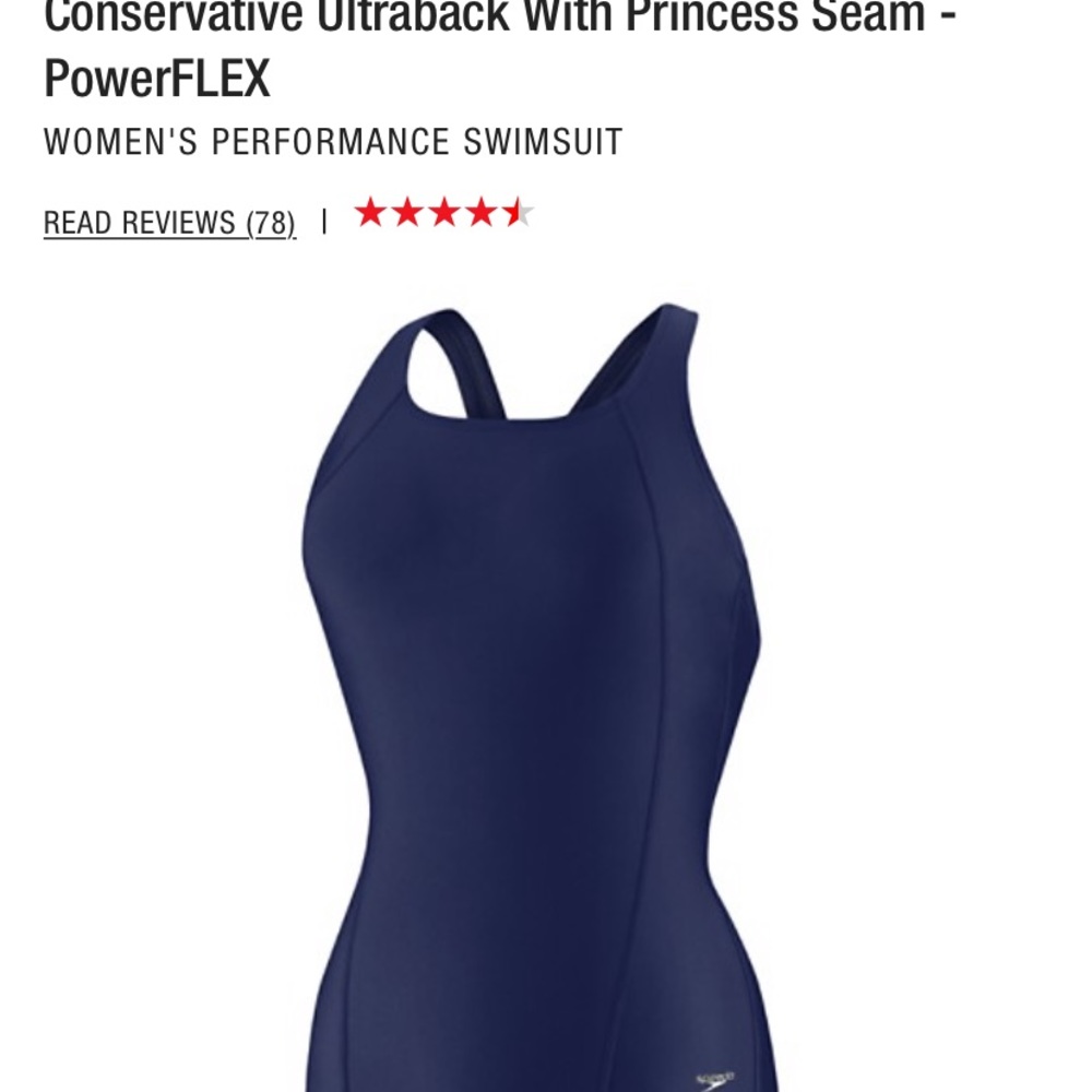 Speedo one piece